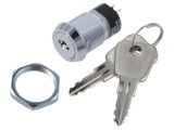 Comutator cu cheie HIGHLY ELECTRIC DPST 2 pini 90&deg; cod S286A-2
