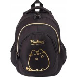 Ghiozdan cu 4 compartimente, St Majewski, St Right, Pusheen The Cat, Negru