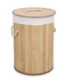 Cumpara ieftin Cos rufe bambus natur textil alb Nanda &Oslash;35x50h