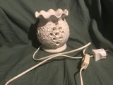 Design / Vintage - Veioza electrica din ceramica model deosebit !