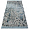 Covor acril Manyas 195AA gri și albastru Franjuri, 80x150 cm