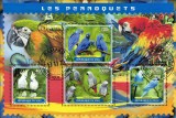 Timbre Mali 2022 - Papagali, Set Complet Colita + Bloc - Colectie, Straine, Tematica Pasari Exotice