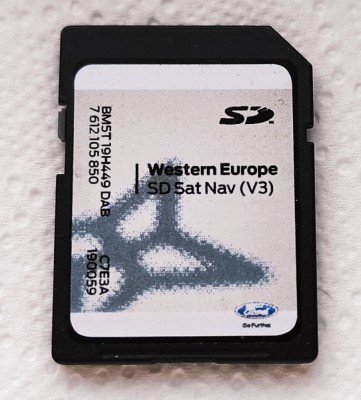 CARD NAVIGATIE ORIGINAL Harta Europei de Vest - compatibil Ford Wv Audi Opel BMW foto