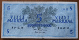 5 markkaa 1963, Finlanda