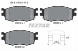 Set placute frana TEXTAR 2501901