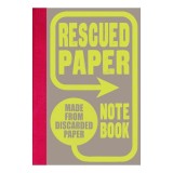 Rescued Paper Notebook, Hardcover (Eco-Friendly Recycled Paper Notebooks, Environmentally Friendly Journal)