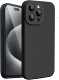BestCase&reg; Husa Premium Silicon pentru Apple iPhone 15 Pro, Negru