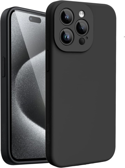 BestCase&reg; Husa Premium Silicon pentru Apple iPhone 15 Pro, Negru