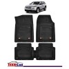 Covorase Auto TeamCar&reg; Tip Tavita Compatibile Jeep Cherokee KL (2014&ndash;2022) Negru Material Rezistent, Cauciuc