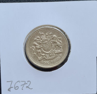 Marea Britanie 1 lira pound 1983 foto
