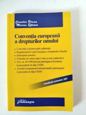 Conventia europeana a drepturilor omului foto