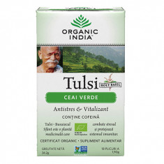 Ceai Verde Antistres Tulsi Bio 18pl Organic India