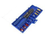 Kit Conectori Plati Izolati BM GROUP BM80412, Set Complet cu Unealta de Crimpat