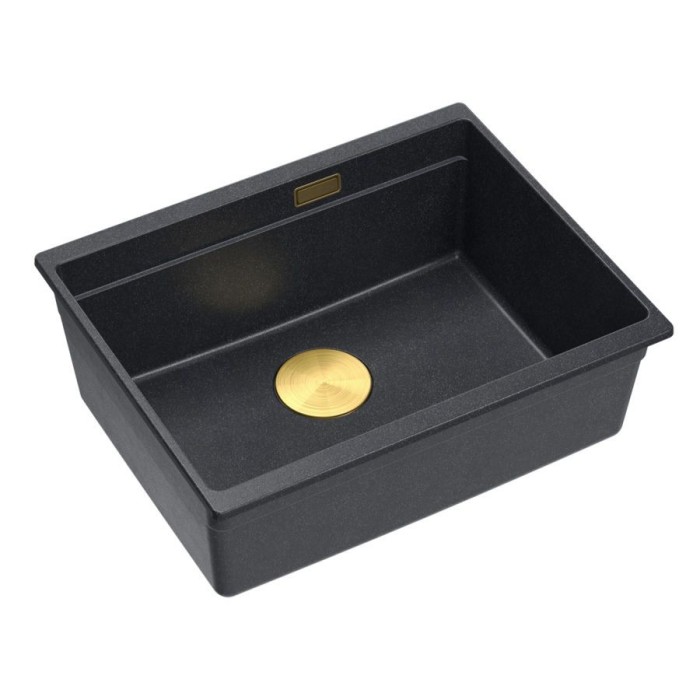 Chiuveta din granit Logan 100 Black Metallic