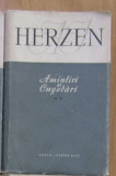 Amintiri si cugetari, vol. 2 A. Herzen cartonat cu supracoperta