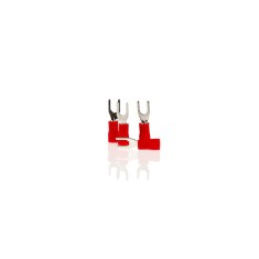 PAPUC ELECTRIC AUTO IZOLAT ROSU TIP FURCA 4.3mm-SET 10 BUC