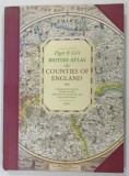 BRITISH ATLAS, COUNTIES OF ENGLAND, Carte Geografie Ilustrata, Editura J. Pigot et Co's, 1997, Cartonata, Aprox. 160 Pagini