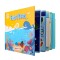 Carte educativa cu stickere reutilizabile Quiet Book, 10 pagini, multicolor