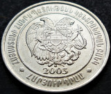 Moneda exotica 100 DRAM - ARMENIA, anul 2003 * cod 803