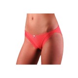 Chilot tanga din bumbac cu dantelă, Esli LTA 130 - Turcoaz, 94 (S)
