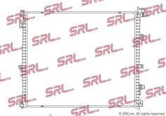 Radiator Bmw X5, X6, X7, motor: 3.0 R6 T, radiator auxiliar; intrare/iesire conectare rapida, 625x545x26, SRLine, Aluminiu/ Plastic brazat,