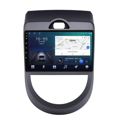 Navigatie dedicata cu Android Kia Soul 2009 - 2013, 2GB RAM, Radio GPS Dual foto