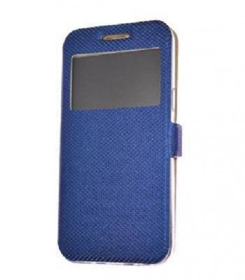 Husa Flip Carte Samsung Galaxy A01 albastra foto