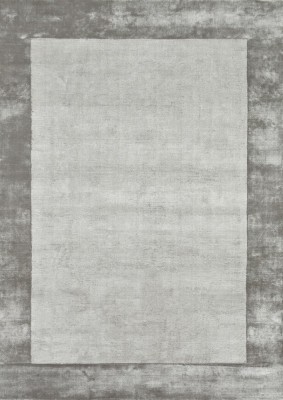 Covor Premium Handmade, India, Model DYWAN ARACELIS PALOMA, Gri, Marime 160 x 230 cm, Viscoza, Lucrat Manual, Living, Dormitor, Sufragerie, Birou foto
