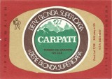 NI494 Etichetă bere blondă superioară Carpați