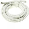 Cablu Coaxial RG6 cu Mufe F, 10 metri, 75 Ohm, Ideal TV, Radio, CATV