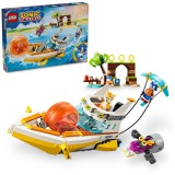 LEGO&reg; Sonic - Barca de aventuri a lui Tails 76997, 393 piese