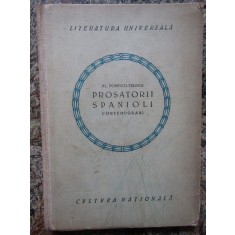 Al. Popescu-Telega - Prosatorii spanioli contemporani (1923)