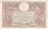 FRANTA 100 francs 30-3-1939 VF+!!!