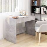 vidaXL Birou, gri beton, 101 x 50 x 76,5 cm, PAL