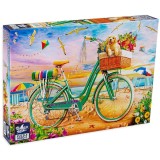 Puzzle Black Sea Premium Cu un prieten pe plajă - 1000 de piese