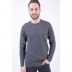 Pulover Jack&amp;amp;Jones Jprdylan Knit Crew Neck Dark Grey Melange foto