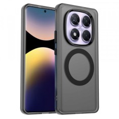 Husa MagSafe pentru Xiaomi Redmi Note 14 Pro 4G, Techsuit, CandyCase, Neagra