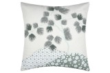 Cumpara ieftin Perna Decorativa Yuki 45x45cm, Culoare Bleu/Gri, 100% Bumbac