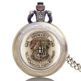 Cumpara ieftin Mini Ceas De Buzunar HARRY POTTER - Hogwarts Bronz