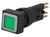 Comutator Apăsare 16mm Verde Bec