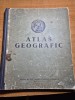 Atlas geografic - din anul 1953 - format mare - coperti catonate