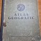 atlas geografic - din anul 1953 - format mare - coperti catonate