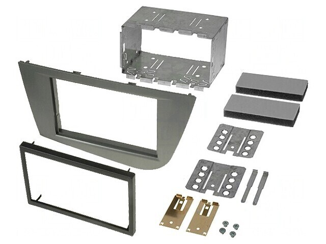 Cadru radio 2 DIN antracit pentru Seat