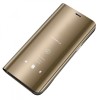 Husa Plastic OEM Clear View pentru Huawei P smart 2020, Aurie