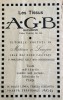 1931 Reclamă rom&acirc;nească Țesăturile A.G.B. / Matasuri si Lenjerii / Calea VICTORIEI Nr 64 / femeea eleganta / istoria modei si comertului romanesc