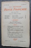 La Nouvelle Revue Francaise no 208, 1er janvier 1931