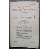 La Nouvelle Revue Francaise no 208, 1er janvier 1931