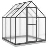 Cumpara ieftin Sere cu cadru de baza, antracit, 169x169x202 cm, aluminiu
