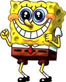 Cumpara ieftin Sticker Auto, Spongebob, 30 cm, 12231ST, Oem
