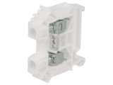 Conector de &Icirc;mbinare Șine Alb 8mm 2 Borne